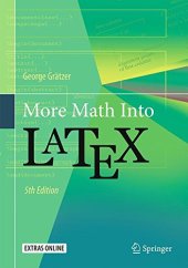 book More Math Into LaTeX