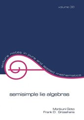 book Semisimple Lie Algebras