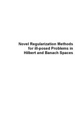 book Novel regularization methods for ill-posed problems in Hilbert and Banach spaces