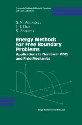 book Energy Methods for Free Boundary Problems: Applications to Nonlinear PDEs and Fluid Mechanics