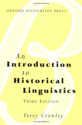 book An Introduction to Historical Linguistics