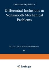 book Differential Inclusions in Nonsmooth Mechanical Problems: Shocks and Dry Friction