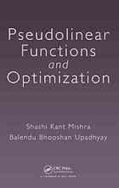 book Pseudolinear functions and optimization