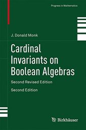 book Cardinal Invariants on Boolean Algebras: Second Revised Edition