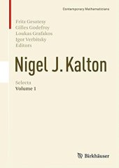 book Nigel J. Kalton Selecta: Volume 1