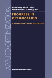 book Progress in Optimization: Contributions from Australasia