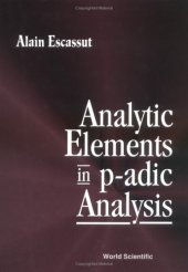 book Analytic elements in p-adic analysis