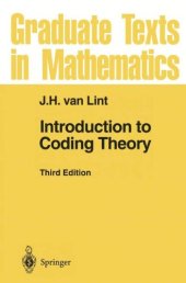 book Introduction to Coding Theory