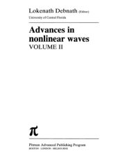 book Advances in Nonlinear Waves: v. 2