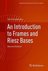 book An Introduction to Frames and Riesz Bases