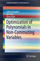 book Optimization of Polynomials in Non-Commuting Variables