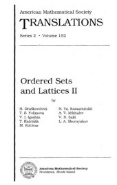 book Ordered sets and lattices II