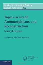 book Topics in Graph Automorphisms and Reconstruction