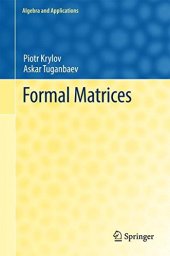 book Formal Matrices