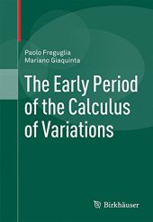 book The Early Period of the Calculus of Variations