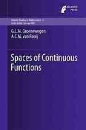 book Spaces of continuous functions