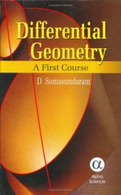 book Differential Geometry: A First Course