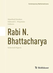 book Rabi N. Bhattacharya: Selected Papers