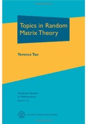 book Topics in Random Matrix Theory