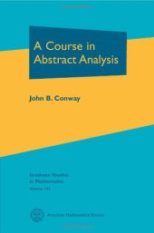 book A Course in Abstract Analysis