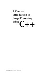 book A concise introduction to image processing using C