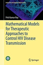 book Mathematical Models for Therapeutic Approaches to Control HIV Disease Transmission