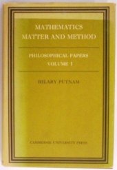 book Philosophical papers, Vol.1 Mathematics, matter and method