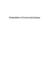 book Computation of curves and surfaces