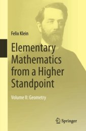 book Elementary Mathematics from a Higher Standpoint: Volume II: Geometry