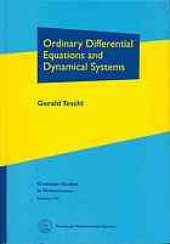 book Ordinary differential equations and dynamical systems