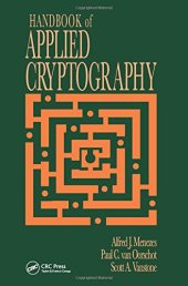 book Handbook of Applied Cryptography