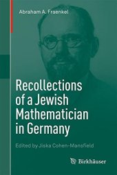 book Recollections of a Jewish Mathematician in Germany