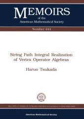 book String Path Integral Realization of Vertex Operator Algebras