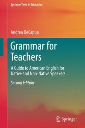 book Grammar for Teachers: A Guide to American English for Native and Non-Native Speakers