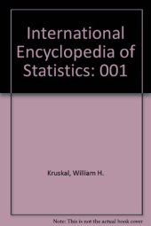 book International encyclopedia of statistics, vol.1