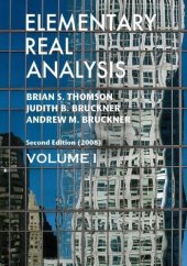 book Elementary Real Analysis: Second Edition. [Part One]