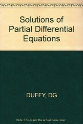 book Solutions of Partial Differential Equations