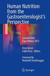 book Human Nutrition from the Gastroenterologist's Perspective : Lessons from Expo Milano 2015