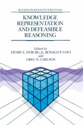 book Knowledge representation and defeasible reasoning