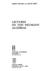 book Lectures on Von Neumann Algebras