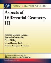 book Aspects of Differential Geometry III