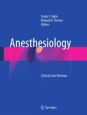 book Anesthesiology : Clinical Case Reviews