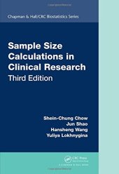 book Sample Size Calculations in Clinical Research, Third Edition