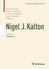 book Nigel J. Kalton Selecta: Volume 2