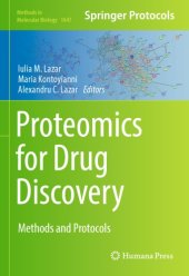 book Proteomics for drug discovery : methods and protocols