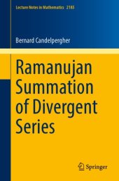 book Ramanujan summation of divergent series