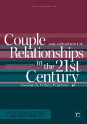 book Couple Relationships in the 21st Century : Research, Policy, Practice