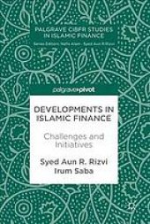 book Developments in Islamic finance : challenges and initiatives