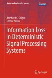 book Information Loss in Deterministic Signal Processing Systems