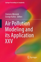 book Air pollution modeling and its application XXV